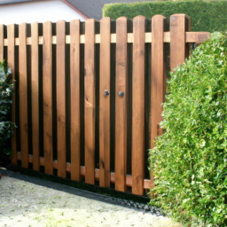 Portillon en Bois Rustique pour un Accueil Chaleureux Joue-les-Tours